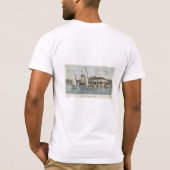 Baby Zeilboot Briefkaart Shirt (Achterkant)