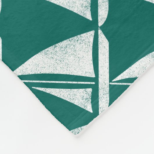 Baby Zeilboot Fleece Deken (Hoek)