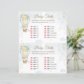 Baby zet Baby shower spel (Staand voorkant)