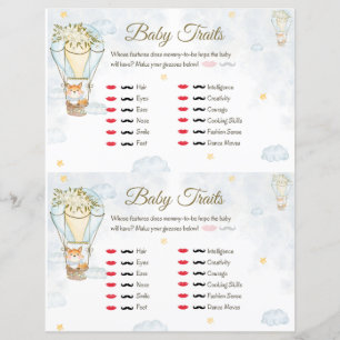 Baby zet Baby shower spel