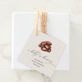 Baby zet genderneutraal Baby shower in Bedankjes Labels (In situ)