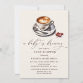 Baby zet genderneutraal Baby shower in Kaart (Voorkant)