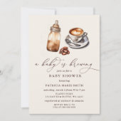 Baby zet genderneutraal Baby shower in Kaart (Voorkant)