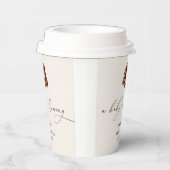 Baby zet genderneutraal Baby shower in Papieren Bekers (Rechts)