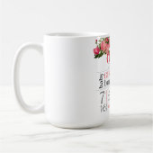 Baby zet het Roze en Peach Flower Design van de Fo Koffiemok (Links)