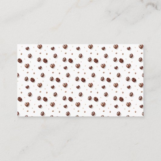 Baby zet koffieboeken voor Baby Informatiekaartje (Achterkant)