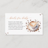 Baby zet koffieboeken voor Baby Informatiekaartje (Voorkant)
