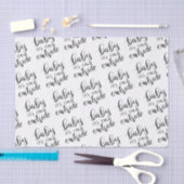 Baby zijn buiten handgeschreven modern script geko tissuepapier (Craft)