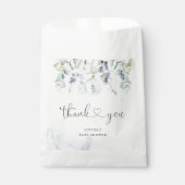 Baby zijn kou buiten Eucalyptus baby shower Bedankzakje (Voorkant)