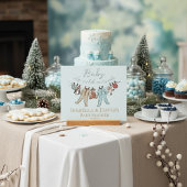 Baby zijn koude Baby shower buiten de winter Acryl Bord