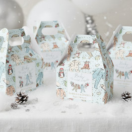 Baby zijn koude Baby shower buiten de winter Bedankdoosjes