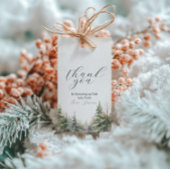 Baby zijn koude Baby shower buiten de winter Cadeaulabel