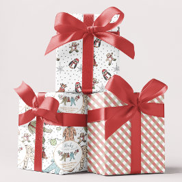 Baby zijn koude Baby shower buiten de winter Inpakpapier Vel