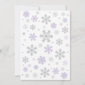 Baby zijn koude Baby shower buiten de winter Kaart (Achterkant)