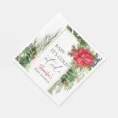 Baby zijn koude Baby shower buiten de winter Servet (Hoek)