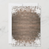 Baby zijn koude Baby shower buiten de wintersneeuw Kaart (Achterkant)