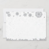 Baby zijn koude Baby shower buiten de wintersneeuw Kaart (Achterkant)