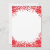 Baby zijn koude Baby shower buiten wintersneeuwvlo Kaart (Achterkant)