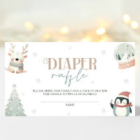 Baby zijn koude buiten Baby shower luierkrabbel