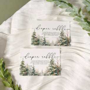 Baby zijn koude buiten Baby shower luierkrabbel Informatiekaartje