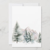 Baby zijn koude buiten Beer Baby shower Kaart (Achterkant)