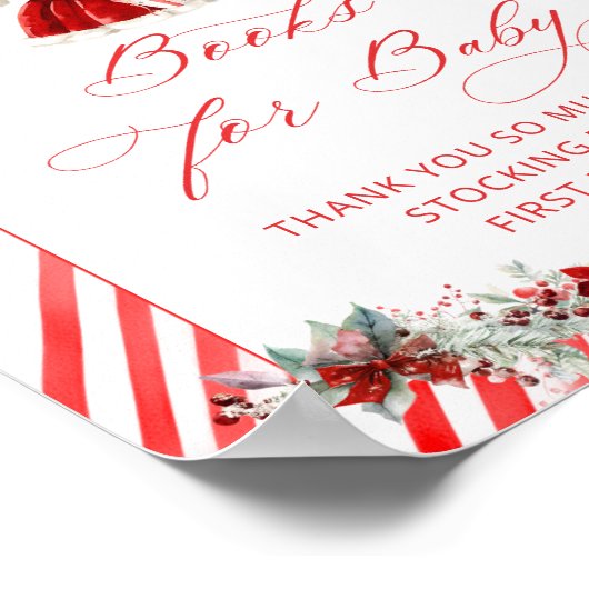 Baby zijn koude buiten boeken voor Baby Baby showe Poster (Hoek)