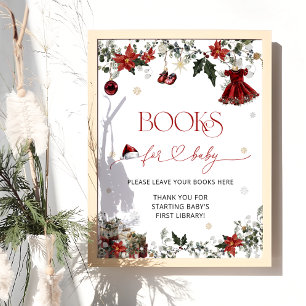 Baby zijn koude buiten boeken voor Baby Poster