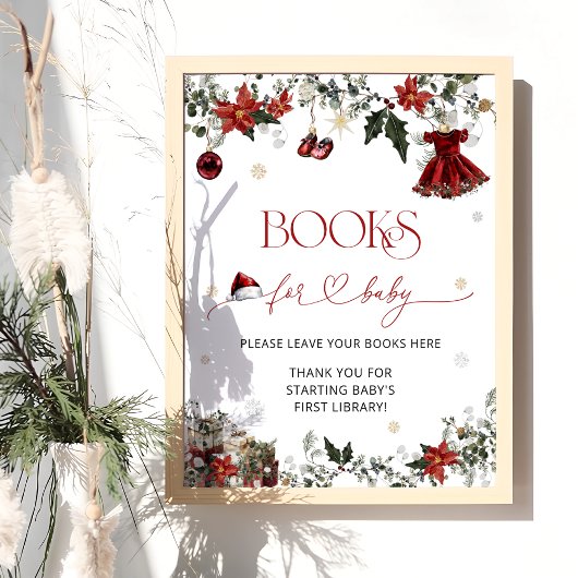 Baby zijn koude buiten boeken voor Baby Poster