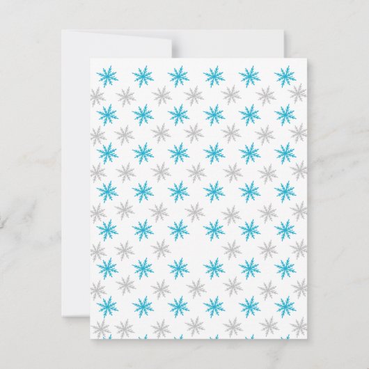 baby zijn koude buiten dank u kaarten (Achterkant)