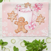 Baby zijn koude buiten de keukenhanddoeken (Gevouwen)