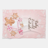 Baby zijn koude buiten de keukenhanddoeken (Horizontaal)