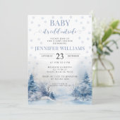 Baby zijn koude buiten de uitnodiging van de winte (Staand voorkant)