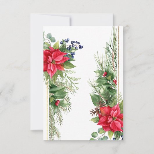 Baby zijn koude buiten de winter Baby shower gunst Bedankkaart (Achterkant)