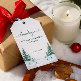 Baby zijn koude buiten de winter Baby shower parti Cadeaulabel