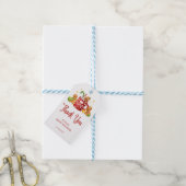 Baby zijn koude buiten gezellig Baby shower Cadeaulabel (Met Touw)