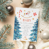 Baby zijn koude buiten het baby shower van de wint kaart