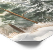 Baby zijn Koude buiten het Welkomstteken van het B Poster (Hoek)