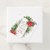 Baby zijn koude buiten Pine Winter Baby shower Bedankjes Labels (In situ)