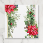 Baby zijn koude buiten Pine Winter Baby shower Bedankjes Labels (Achterkant)