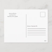 Baby zijn Koude Buiten typografie Winter Holiday Feestdagenkaart (Achterkant)