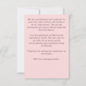 Baby zijn koude buiten winter baby shower dank u kaart (Achterkant)