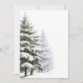 Baby zijn koude buiten winter Baby shower dank u Kaart (Achterkant)