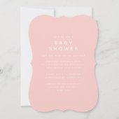Baby zijn koude buitengaats doorgebrachte baby sho save the date (Voorkant)