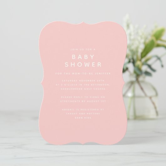 Baby zijn koude buitengaats doorgebrachte baby sho save the date (Staand voorkant)