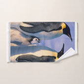 Baby zijn koude buitenkant pinguïn bad handdoek (Handdoek)