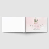 Baby zijn koude buitenroze baby shower gastenboek (Volledig)