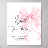 Baby Zijn Koude BuitenRoze Bow Boeken voor Baby Poster (Voorkant)