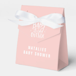 Baby zijn koude buitenste baby shower bedankdoosjes