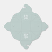 Baby zijn koude buitenste baby shower bedankdoosjes (Uitgevouwen)