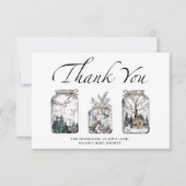 Baby zijn koude buitenste baby shower bedankt je k kaart (Voorkant)